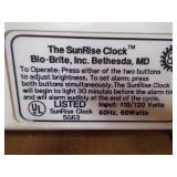 This is a vintage Bio-Brite The SunRise Clock model 5G63.