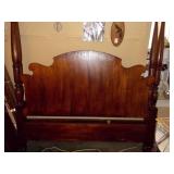 Antique canopy bed
