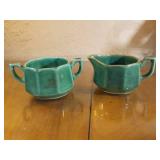 Green teapot set