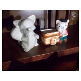 Vintage animal planters