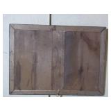 Antique frame with sea setting