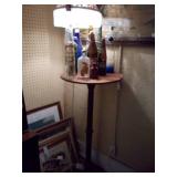 Old bottles and lamp