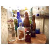 Old bottles and lamp