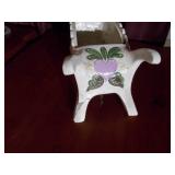 Pottery plant/flower cart