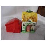 Salt and pepper shakers and toothpicks holder