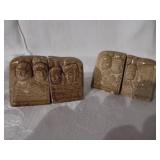 Chalk ware Mount Everest salt and pepper shakers