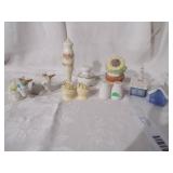 Assortment of salt and pepper shakers