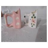 Vintage iron salt and pepper shakers