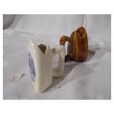 Vintage iron salt and pepper shakers