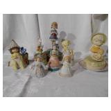 Assortment of figurines and musicals