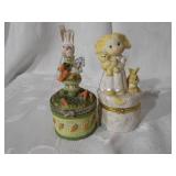 Assortment of figurines and musicals