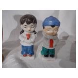 Figurines and small vase