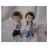 Figurines and small vase