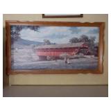 Covered bridge couch picture