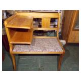 Vintage telephone table