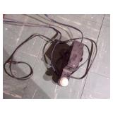 vintage sewing machine, identified as a potentially a White Sewing Machine from the mid-century era.