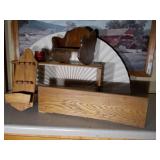 Wood shelves and other wood items