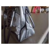 Silver “miss me” purse