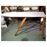 Vintage wooden ironing board