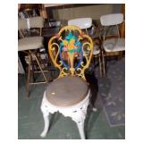 Cast iron outdoor chair