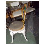 Cast iron outdoor chair