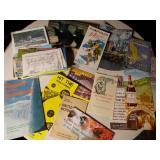 Vintage travel brochures