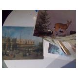 Big Stack of Vintage postcards/magazines, etc