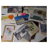 Album with postcards and more