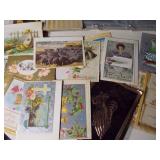 Album with postcards and more