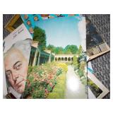Big Stack of Vintage postcards/magazines, etc