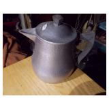 Vintage metal baking pans and pots.