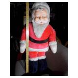 Vintage Rushton Company Santa Claus plush doll