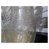 collection of various vintage glass bottles,