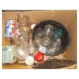 collection of items, primarily used for home canning and food preservation.