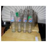 vintage Pepsi-Cola glass bottles