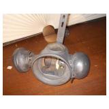 antique vehicle lantern, likely a Ford Model T cowl or tail lamp from the early 1900s