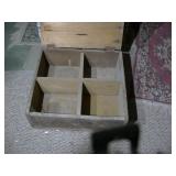 Vintage wooden storage box