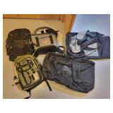 Collection of 5 Travel Bags with Backpacks, Duffels, and Cooler - Jeep, Overland, Holiday