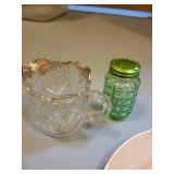 Japanese Hand-Painted Porcelain Tea Set with Floral Pattern