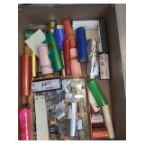 Franklin Signet Embosser with Foil Rolls, Metal Type, Boxes, and Scrapbook Supplies