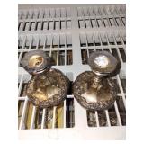 Pair of Vintage Viking Weighted Sterling Silver Candlestick Holders