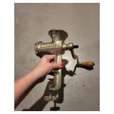 Universal No. 323 Meat Chopper Cast Iron Hand Crank Grinder