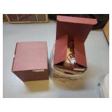 24% Lead Crystal Ice Bucket with Tongs and Box