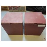 24% Lead Crystal Ice Bucket with Tongs and Box