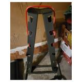 Home Fitness Equipment Set with Step Platform, Weights, Rack and AB Roller