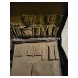 Pair of Vintage Tool Briefcases with Canvas Organizers