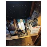 Ryobi 5" Electric Sander and 1-3/4 HP Circular Saw