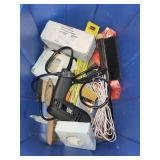 Garage Lot with Hand Tools, Electrical Supplies, and Small Power Tool