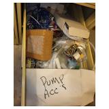 Set of 3 Metal File Cabinets with Contents