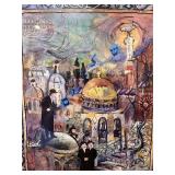 Framed Faigee Niebow City of Gold Limited Edition Print 23 x 26